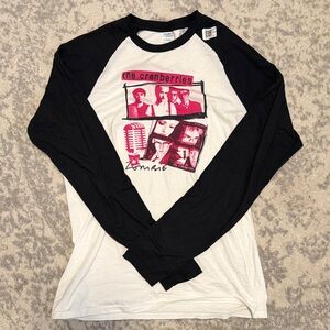 Unisex Cranberries Raglan Long Sleeve Sz M